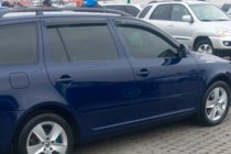 Skoda Octavia II A5 2006-2010 гг. Ветровики SW (4 шт, HIC) фото 2