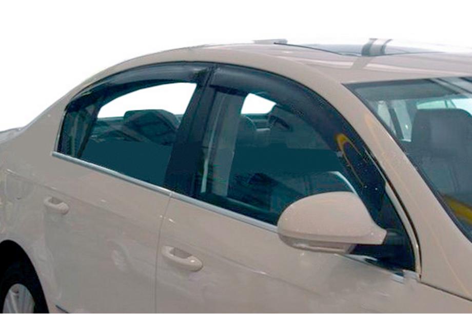 Volkswagen Passat B6 2006-2012 гг. Ветровики SD (4 шт, HIC) Фото 6