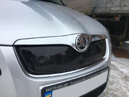 Skoda Fabia 2007-2014 гг. Зимняя накладка на решетку радиатора (2007-2010, верхняя) фото 2