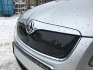 Skoda Fabia 2007-2014 гг. Зимняя накладка на решетку радиатора (2007-2010, верхняя) фото 3