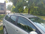 Ford Focus II 2008-2011 гг. Алюминиевые рейлинги (Caravan, хром) фото 6