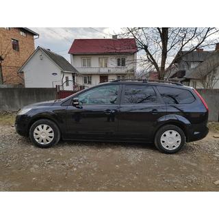 Алюминиевые Рейлинги (Caravan, Черные) Ford Focus II 2008-2011 гг. фото 4