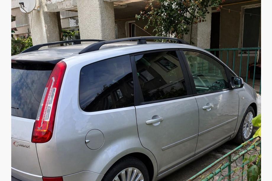 Ford C-Max 2004-2010 гг. Chyornye reylingi na kryshu Image
