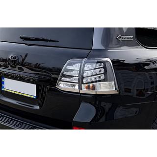 Задние Фонари 2007-2015 (BlackEdition) Toyota Land Cruiser 200 2007-2021 гг. фото 2