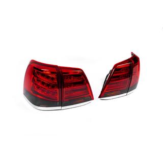 Задние Фонари 2007-2015 V-3 (Дизайн Lexus 2012-2015) Toyota Land Cruiser 200 2007-2021 гг. фото 4