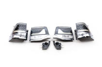 Toyota Land Cruiser 200 2007-2021 гг. Задние Фонари 2016+ (Executive Black) фото 9