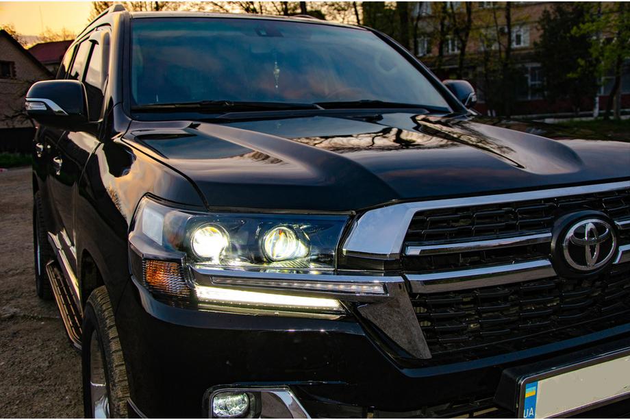Toyota Land Cruiser 200 2007-2021 гг. Передние Фары 2016+ (Executive) Левая (1 шт) Фото 8