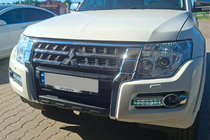 Mitsubishi Pajero Wagon IV 2006-2021 гг. Комплект Рестайлинга (Передний Бампер) фото 11