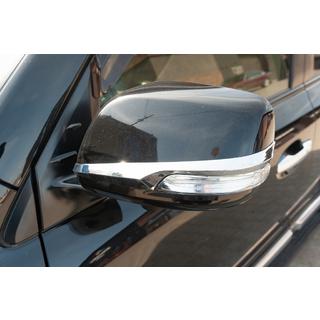 Накладки на Зеркала 2012-2021 (2 шт, Хром) Toyota Land Cruiser 200 2007-2021 гг. фото 2