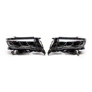 Передние Фары Lexus-Design-3-LED V1 (2017+, Комплект 2 шт) Toyota Land Cruiser Prado 150 2009-2023 гг. фото 3