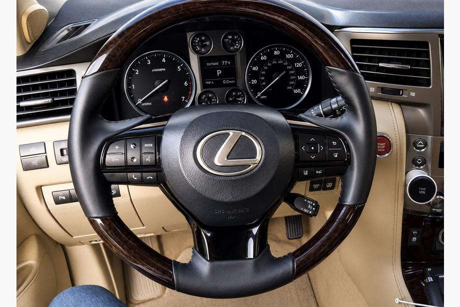 Lexus LX570/450d 2008-2022 гг. Руль в сборе (под дерево) Image