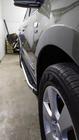 Hyundai Santa Fe 2 2006-2012 гг. Боковые Подножки Fullmond (2 шт, алюминий) фото 6