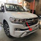 Toyota Land Cruiser 200 2007-2021 гг. Передний лип 2016↗ (стиль ME, нижняя накладка) Черный фото 6
