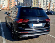 Volkswagen Tiguan 2016-2023 гг. Накладка на задний бампер нержавейка (Carmos) фото 2