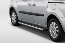 Renault Kangoo 2008–2020 гг. Боковые пороги Fullmond (2 шт., алюминий) фото 1