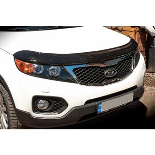 Дефлектор капота 2009-2012 (EuroCap) Kia Sorento II XM 2009-2014 гг. фото 3