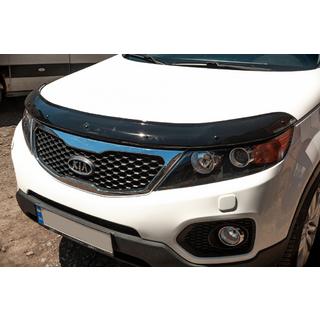 Дефлектор капота 2009-2012 (EuroCap) Kia Sorento II XM 2009-2014 гг. фото 4
