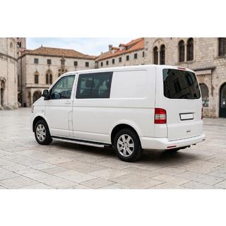 Боковые пороги Fullmond (2 шт., алюминий) Volkswagen T5 Multivan 2003–2010 гг. фото 1