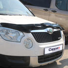 Skoda Yeti 2009-2017 гг. Дефлектор капота 2009-2013 (EuroCap) фото 4