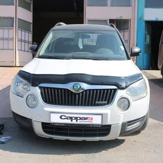 Дефлектор капота 2009-2013 (EuroCap) Skoda Yeti 2009-2017 гг. фото 3