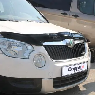 Дефлектор капота 2009-2013 (EuroCap) Skoda Yeti 2009-2017 гг. фото 4
