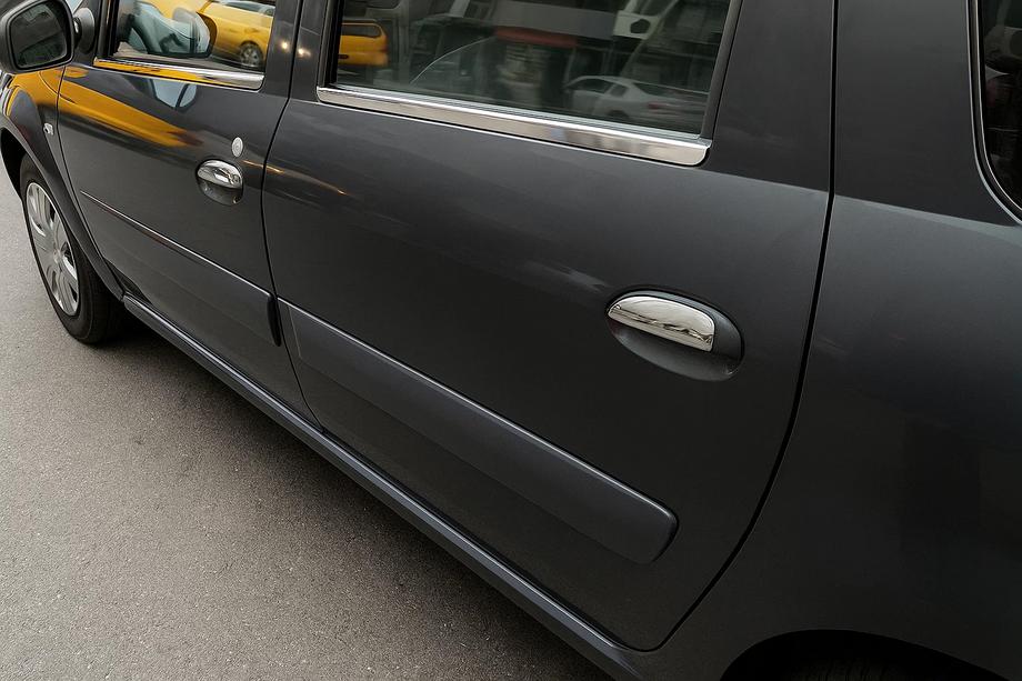 Dacia Logan MCV 2004-2014 гг. Наружные Окантовки Стекол Нержавейка (4 шт) Фото 5