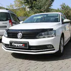 Volkswagen Jetta 2011-2018 гг. Дефлектор капота (EuroCap) фото 1