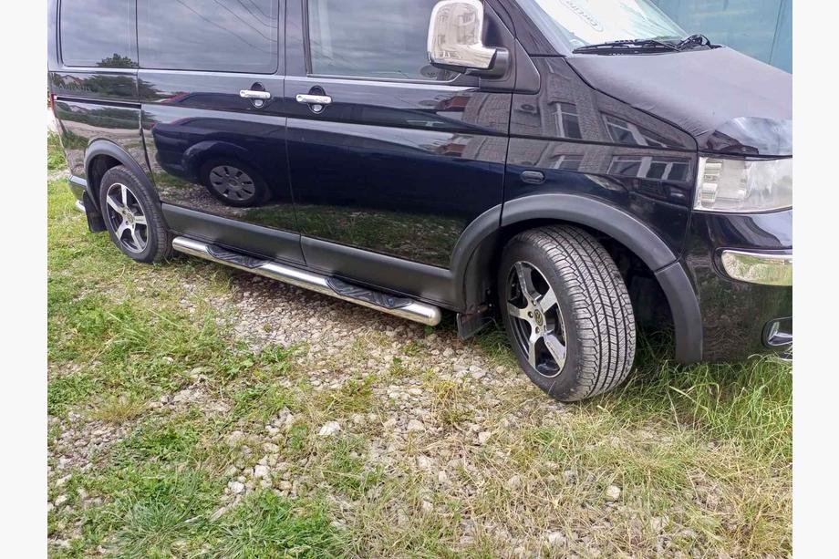 Volkswagen T5 Transporter 2003-2010 гг. Комплект расширителей арок и молдингов (11 деталей) 1 Дверь, Короткая База Фото 40