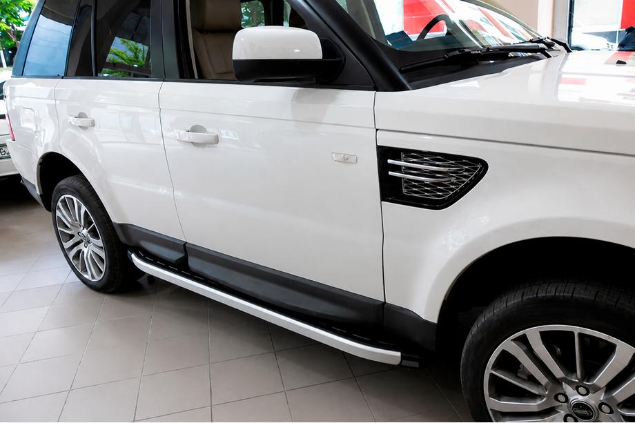 Range Rover Sport 2005-2013 гг. Боковые пороги Fullmond (2 шт., алюминий) Image