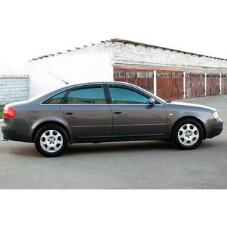 Ветровики на окна Sedan (4 шт., HIC) Audi A6 C5 1997-2001 гг. фото 1
