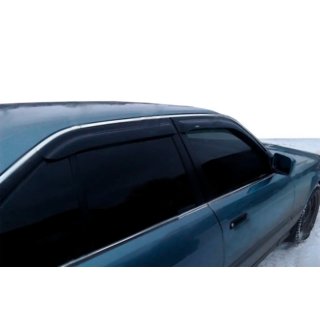 Ветровики на окна (4 шт, HIC) BMW 5 серия E34 1988-1995 гг. фото 4