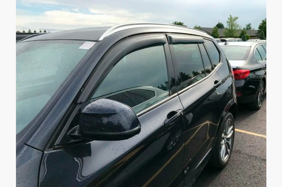 BMW X3 F25 2011-2018 гг. Ветровики на окна (4 шт, HIC) Image