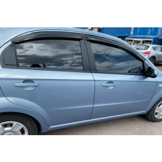 Ветровики SD (4 шт, HIC) Chevrolet Aveo T250 2005-2011 гг. фото 2