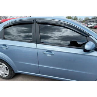 Ветровики SD (4 шт, HIC) Chevrolet Aveo T250 2005-2011 гг. фото 3