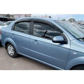 Ветровики SD (4 шт, HIC) Chevrolet Aveo T250 2005-2011 гг. фото 4