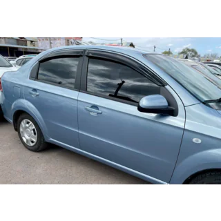 Ветровики SD (4 шт, HIC) Chevrolet Aveo T250 2005-2011 гг. фото 4