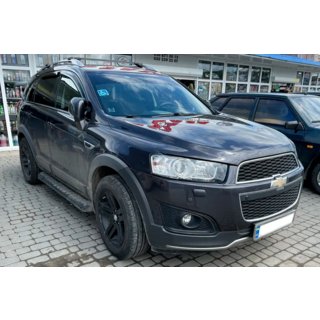 Ветровики на окна (4 шт, HIC) Chevrolet Captiva 2006-2019 гг. фото 1