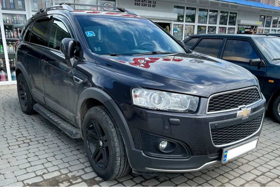 Chevrolet Captiva 2006-2019 гг. Ветровики на окна (4 шт, HIC) Image
