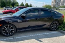 Honda Civic Sedan X 2016-2021 гг. Ветровики на окна (4 шт, HIC) фото 4