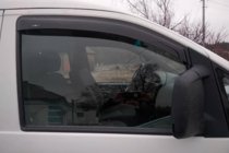 Hyundai H200, H1, Starex 1998-2007 гг. Ветровики на окна (2 шт, HIC) фото 6