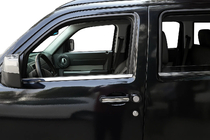 Jeep Wrangler 2007-2017 гг. Накладки на дверные ручки из нержавеющей стали фото 1