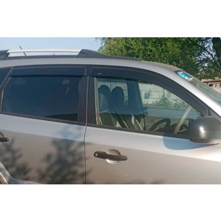 Ветровики на окна (4 шт, HIC) Hyundai Tucson JM 2004- гг. фото 1