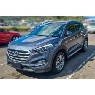 Ветровики на окна (4 шт, HIC) Hyundai Tucson TL 2016-2021 гг. фото 2