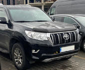 Toyota Land Cruiser Prado 150 2009-2023 гг. Дефлектор капота 2017+ (SIM) фото 4