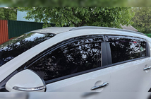 Kia Sportage 2010-2015 гг. Ветровики на окна (4 шт, HIC) фото 1