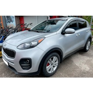 Ветровики на окна (4 шт, HIC) Kia Sportage 2015-2021 гг. фото 1
