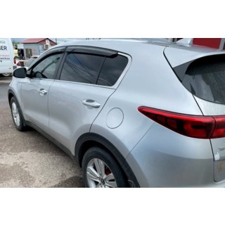 Ветровики на окна (4 шт, HIC) Kia Sportage 2015-2021 гг. фото 2