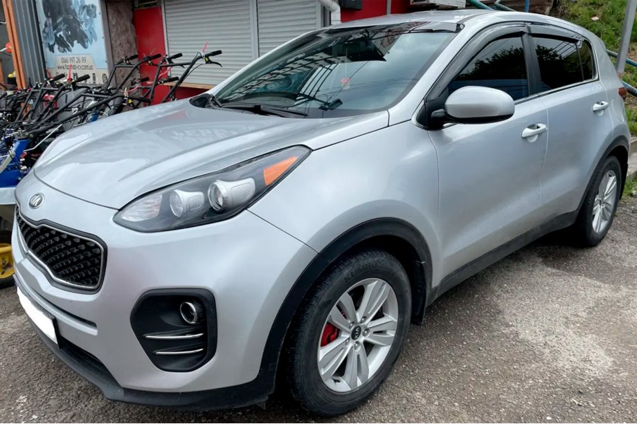 Kia Sportage 2015-2021 гг. Ветровики на окна (4 шт, HIC) Image