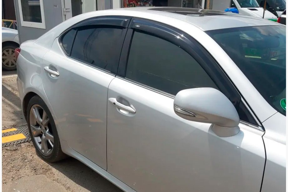 Lexus IS 2005-2013 гг. Ветровики на окна (4 шт, HIC) Image