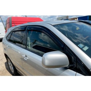 (300/350/400) Ветровики на окна (4 шт, HIC) Lexus RX 2003-2009 гг. фото 1